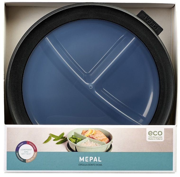 Mepal, Cirqula Bento, miska, Nordic Black, 250+250+500 ml