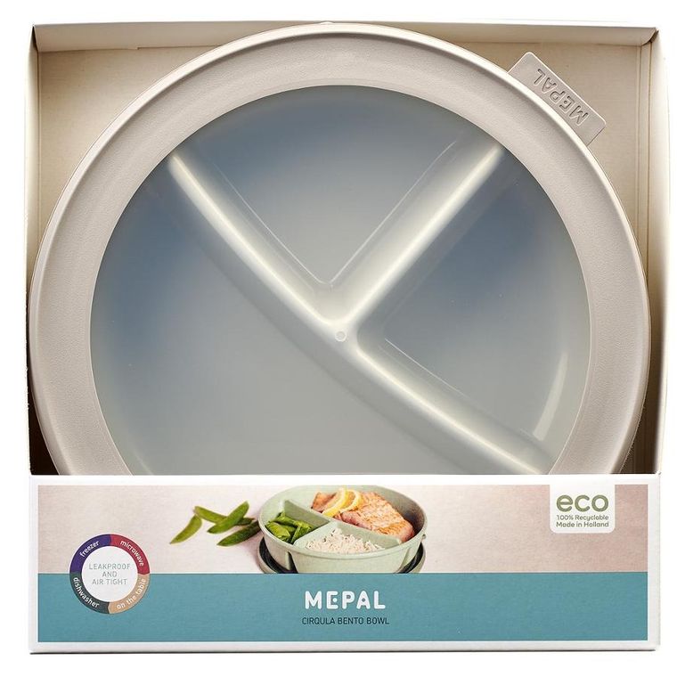 Mepal, Cirqula Bento, miska, Nordic White, 250+250+500 ml