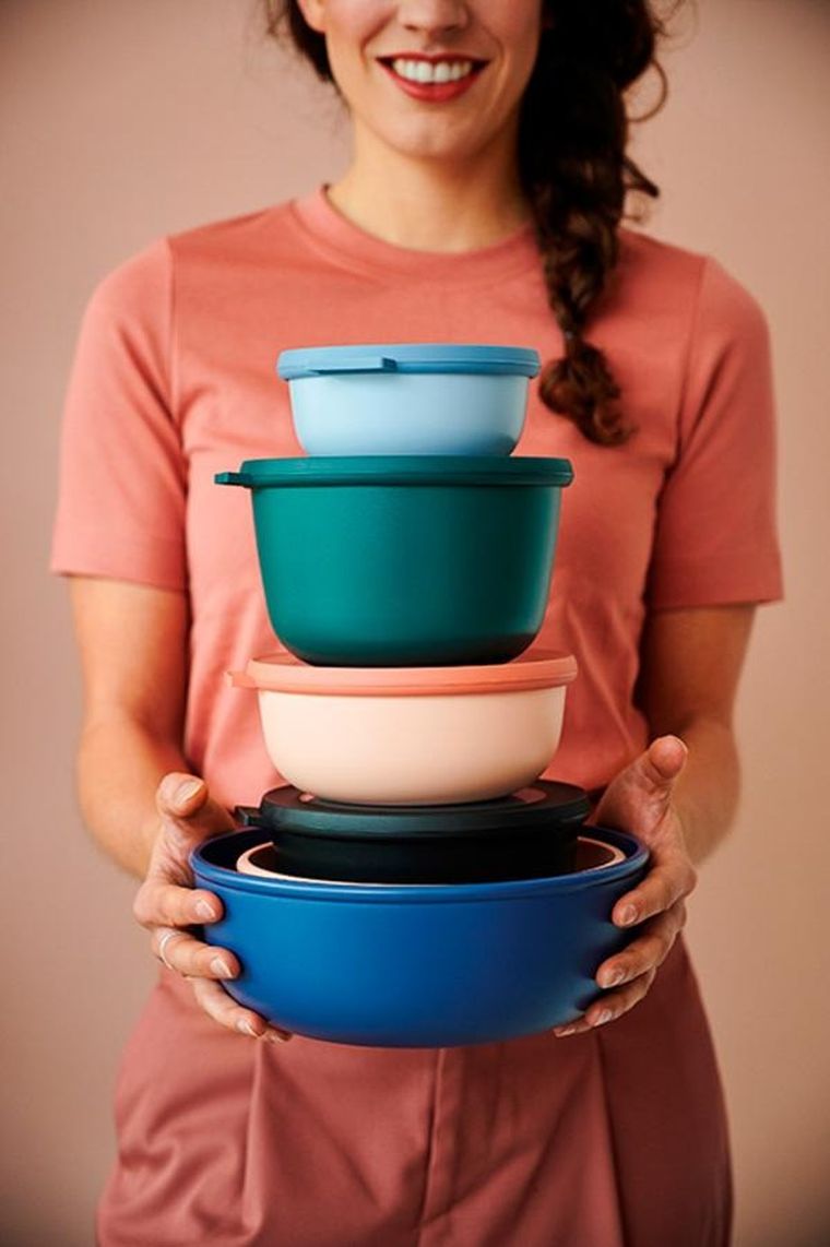 Mepal, Cirqula, miska, okrągła, Vivid Blue, 2000 ml