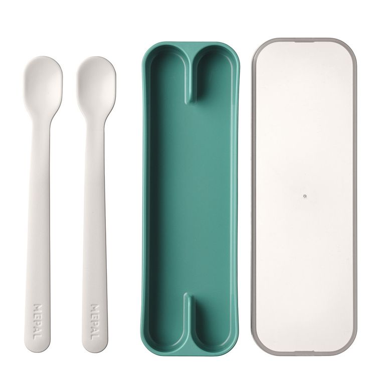 Mepal, Mio, Deep Turquoise, łyżki do karmienia, 2 szt.