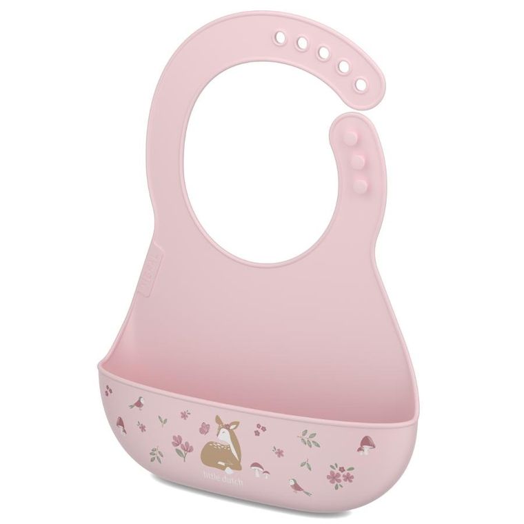 Mepal, Mio, Fairy Garden, śliniak silikonowy z kieszonką