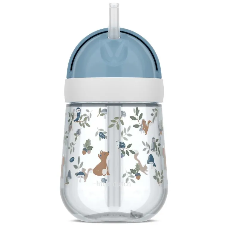 Mepal, Mio, Forest Friends, kubek dziecięcy ze słomką, 300 ml