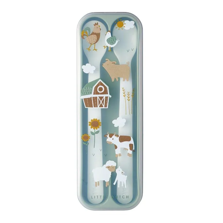 Mepal, Mio, Little Farm, łyżki do karmienia, 2 szt.