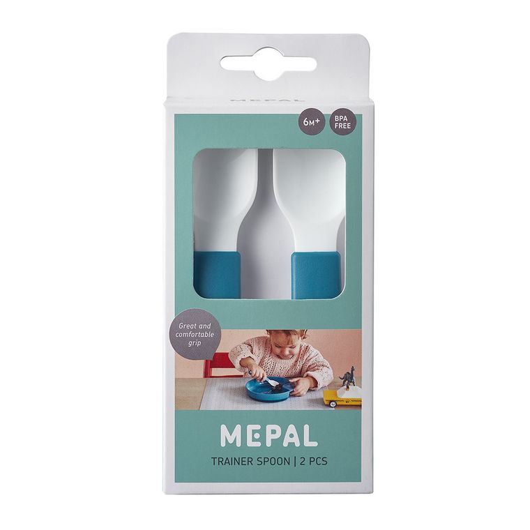 Mepal, Mio, łyżki dziecięce, Deep Blue, 2 szt.