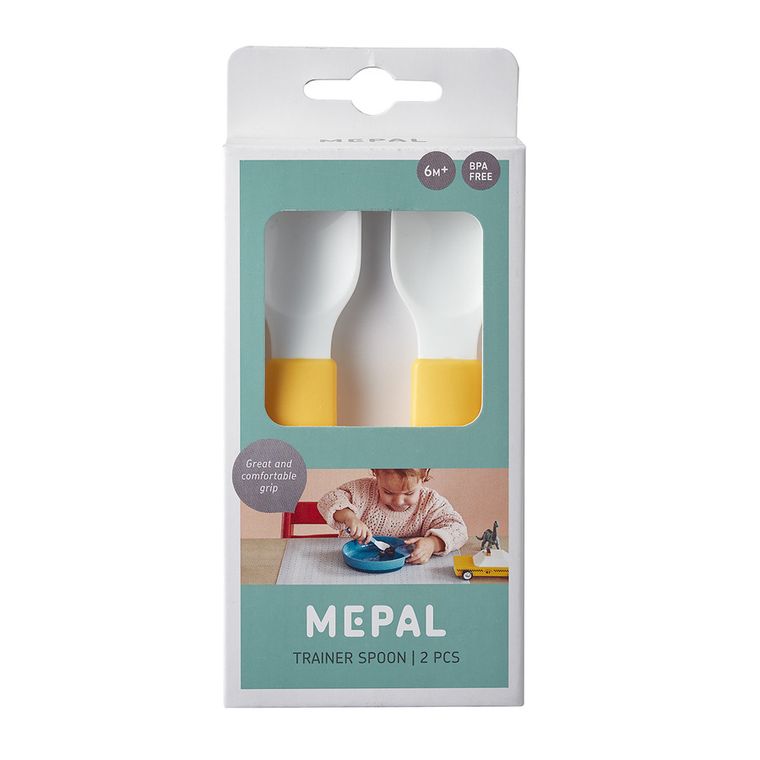 Mepal, Mio, łyżki dziecięce, Yellow, 2 szt.