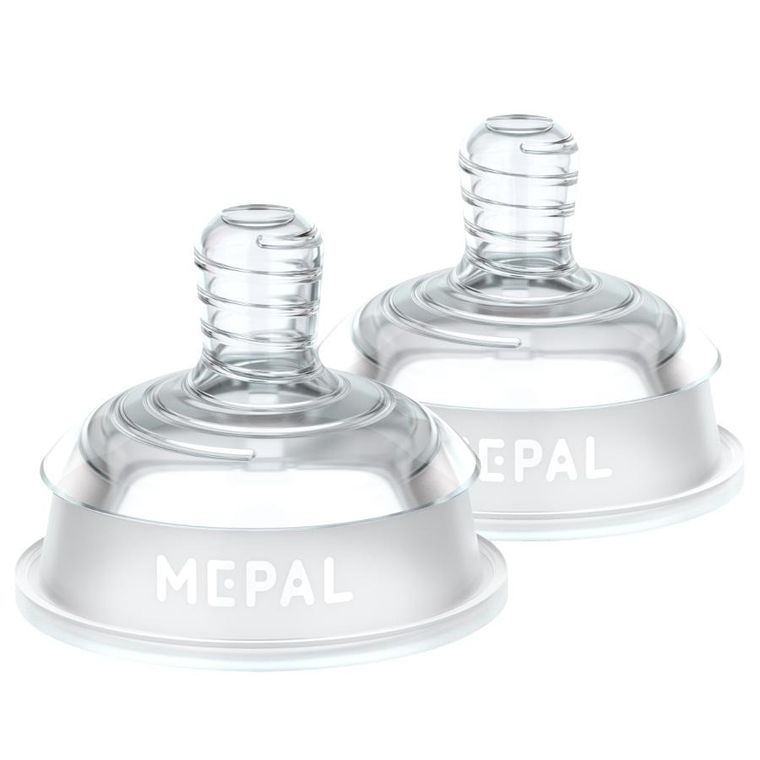 Mepal, Mio, smoczek do karmienia niemowląt z szybkim przepływem, 2 szt.