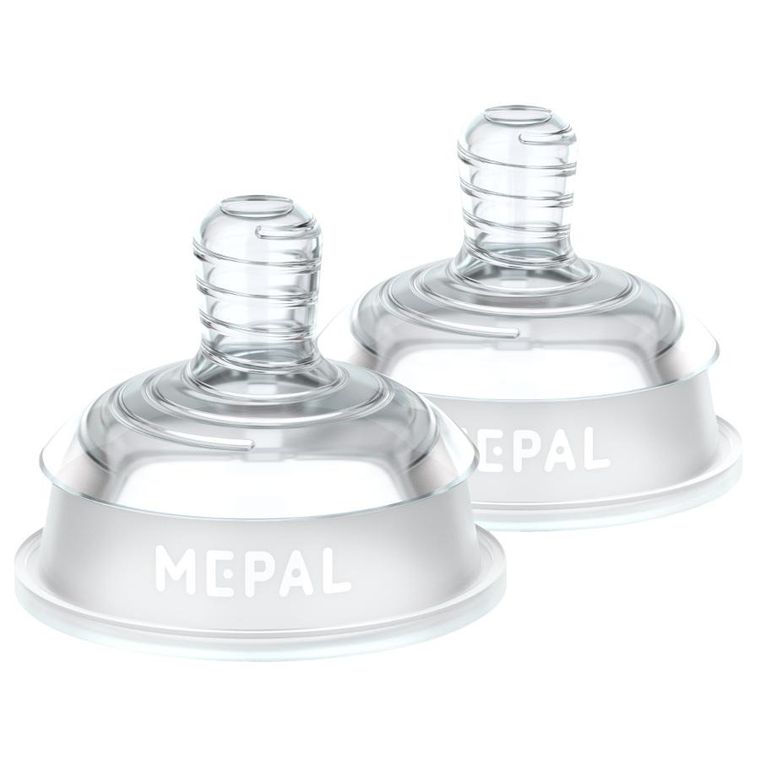 Mepal, Mio, smoczek do karmienia niemowląt ze średnim przepływem, 2 szt.