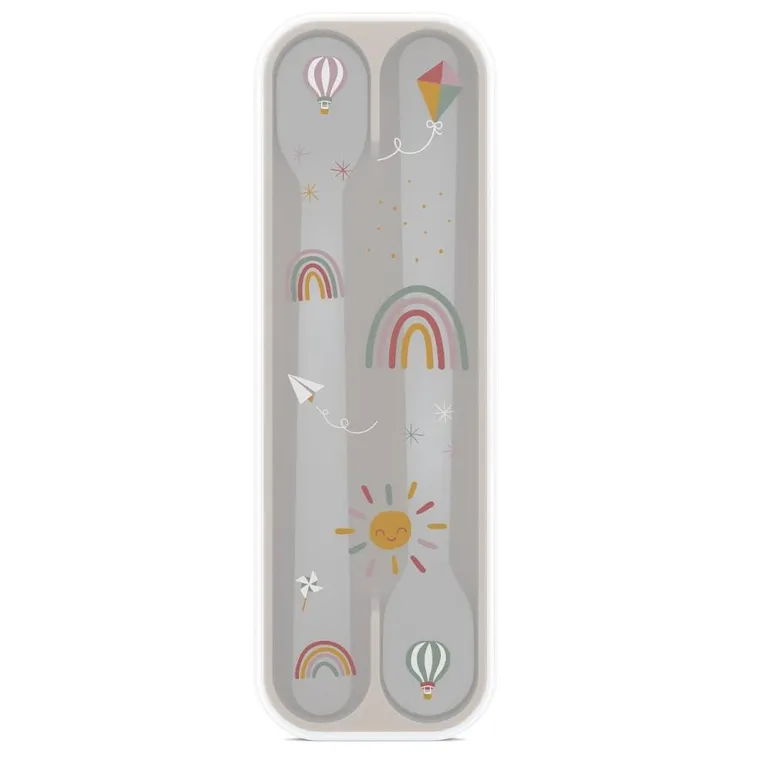 Mepal, Mio, Sunshine&Rainbow, łyżki do karmienia, 2 szt.