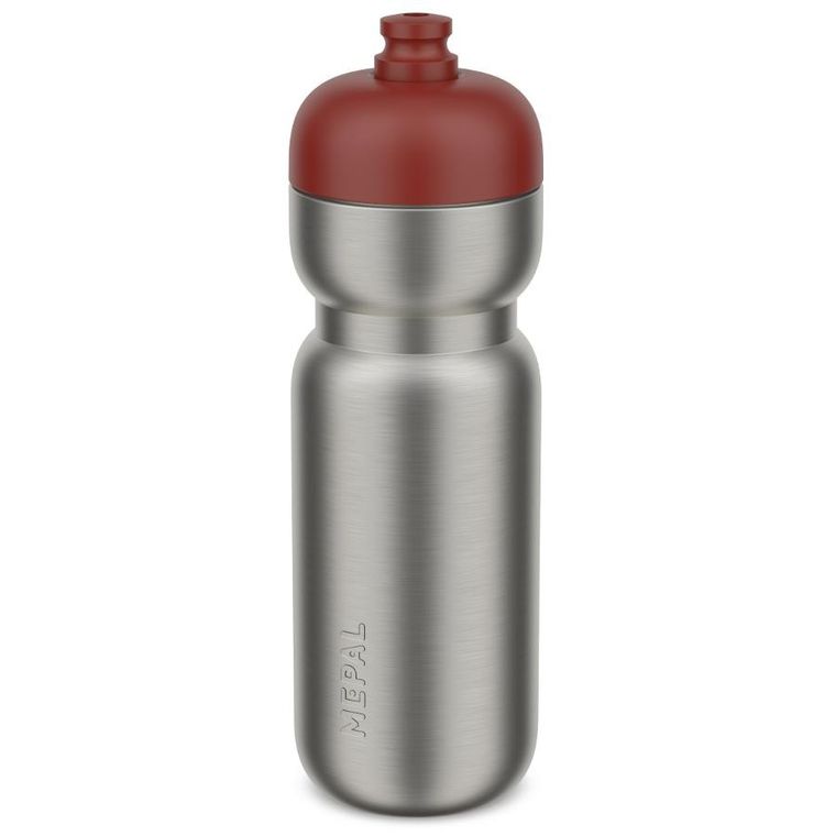 Mepal, Pull Active, butelka sportowa stalowa, Mountain Red, 800 ml