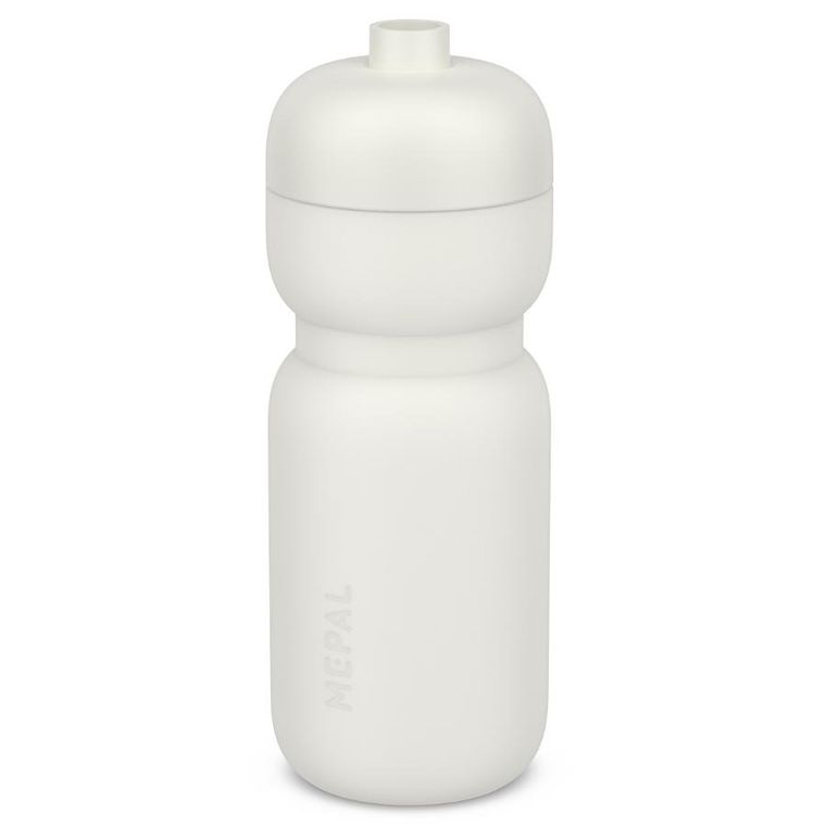 Mepal, Squeeze Active, bidon sportowy, Ceramic White, 600 ml