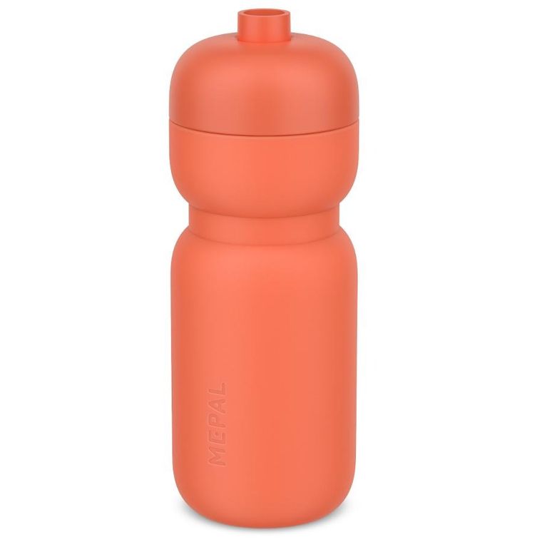 Mepal, Squeeze Active, bidon sportowy, Peach Orange, 600 ml