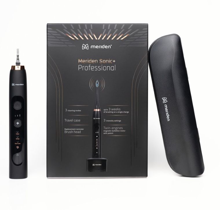 Meriden, Sonic+ Professional, szczoteczka soniczna, czarna