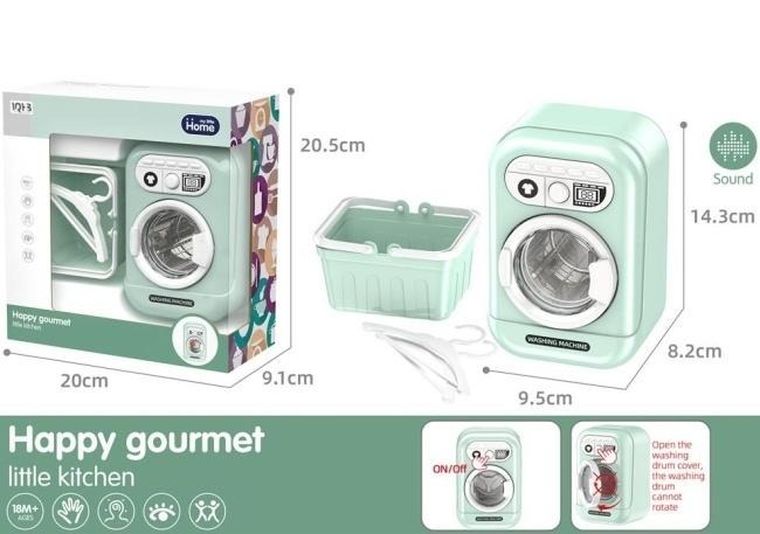 Merkpol, pralka ze światłem i dźwiękiem