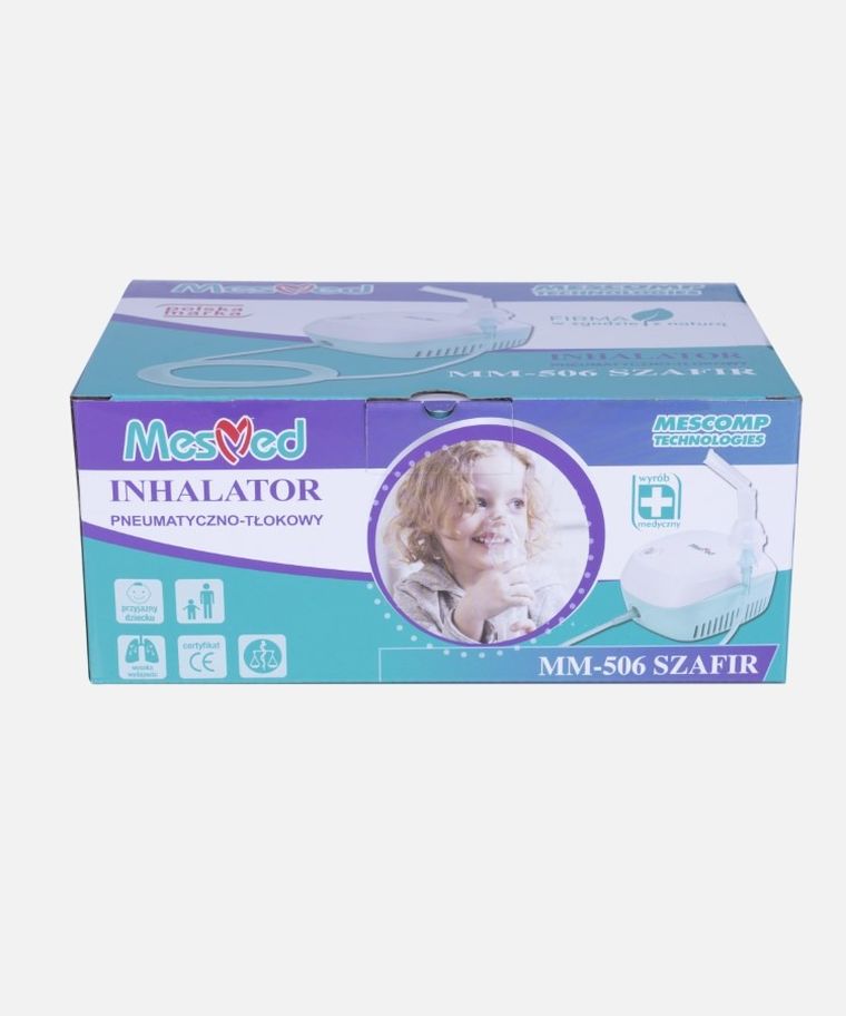 MesMed, inhalator, szafirowy