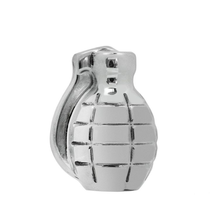 Metalowe granaty do drinków, srebrny