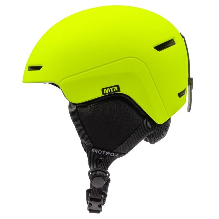 Meteor, Avalo, kask narciarski, neonowy żółty, rozmiar 53-55 cm