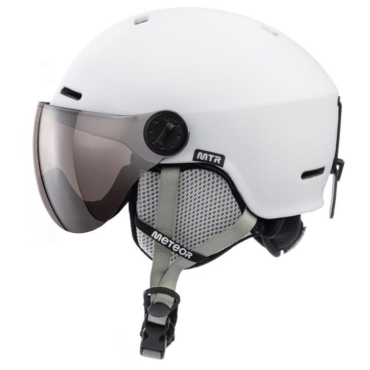 Meteor, Falven, kask narciarski, biały, rozmiar 58-61 cm