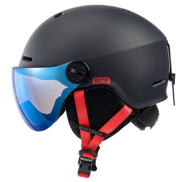 Meteor, Falven, kask narciarski, granatowy, rozmiar 58-61 cm