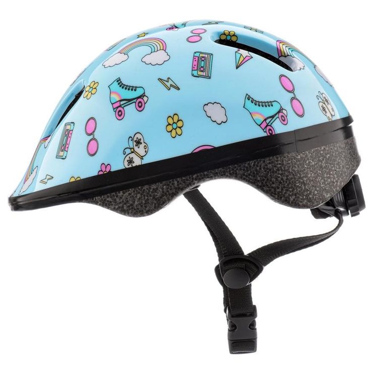 Meteor, kask rowerowy, rozmiar S, 48-52 cm, Rainbow, KS06