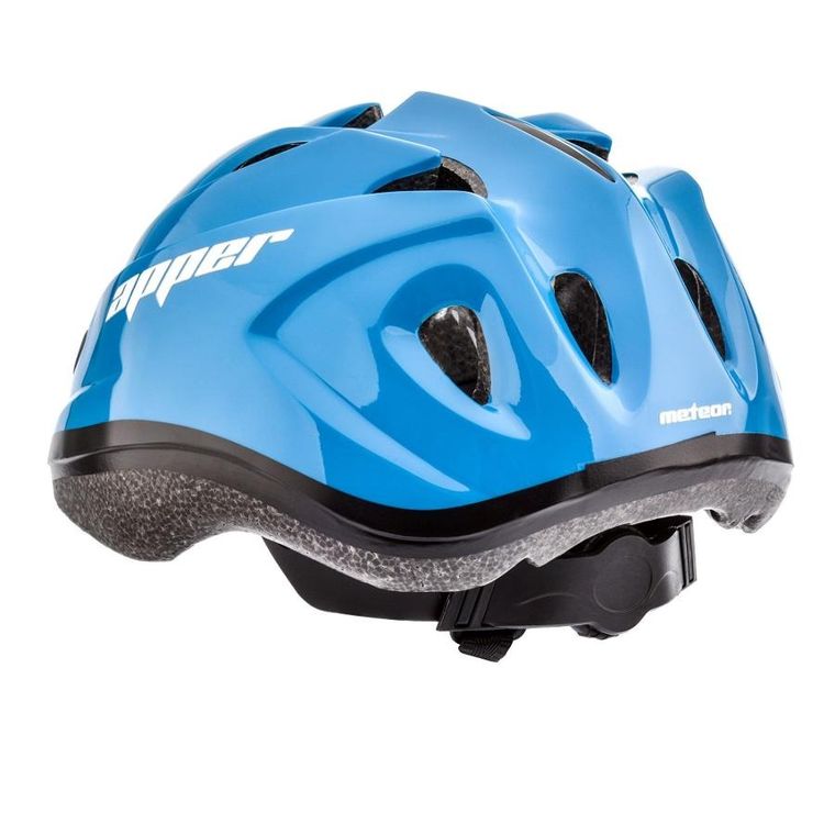 Meteor, kask rowerowy, S 48-52 cm, Apper, ciemnoniebieski