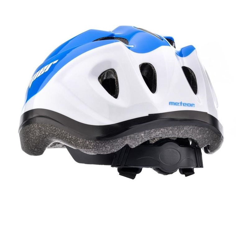 Meteor, kask rowerowy, S 48-52 cm, Apper, niebieski