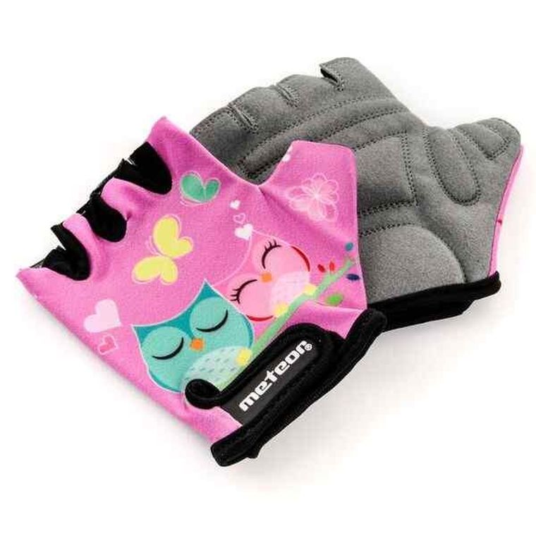 Meteor, Kids, rękawiczki rowerowe, rozmiar S, Owl