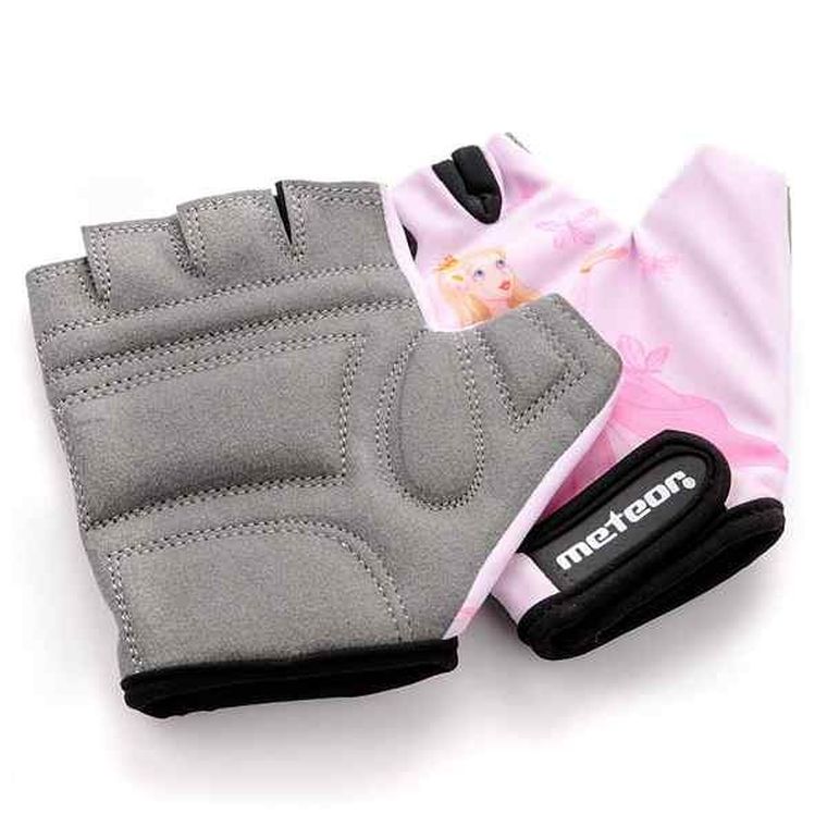 Meteor, Kids, rękawiczki rowerowe, rozmiar S, Princess