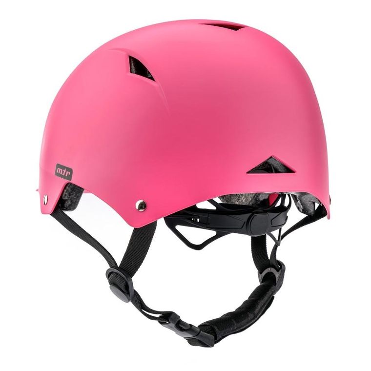 Meteor, KS02, kask ochronny, różowy, rozmiar 52-56 cm