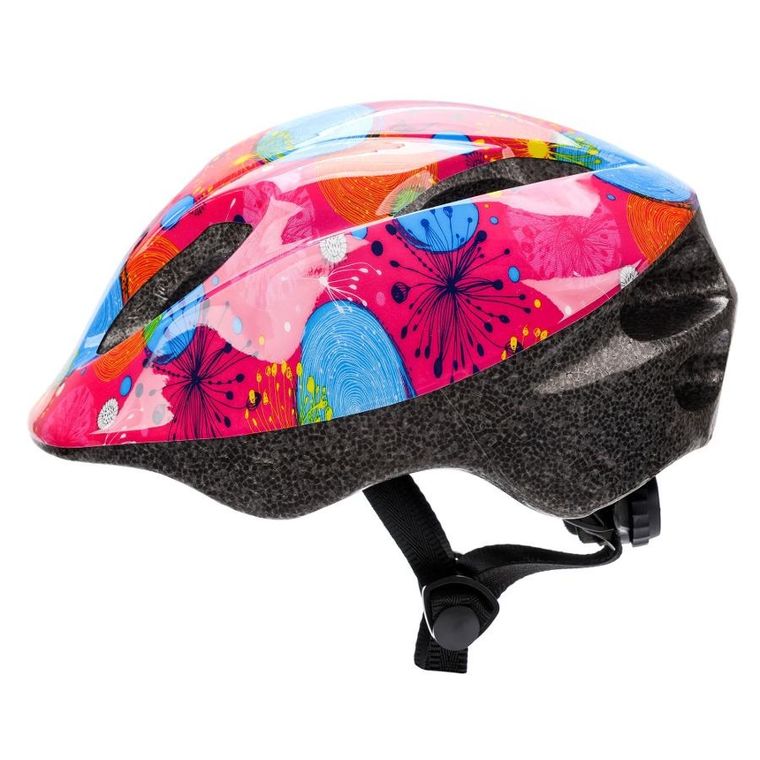 Meteor, KS05, kask ochronny, abstrakt, różowy, rozmiar 48-52 cm