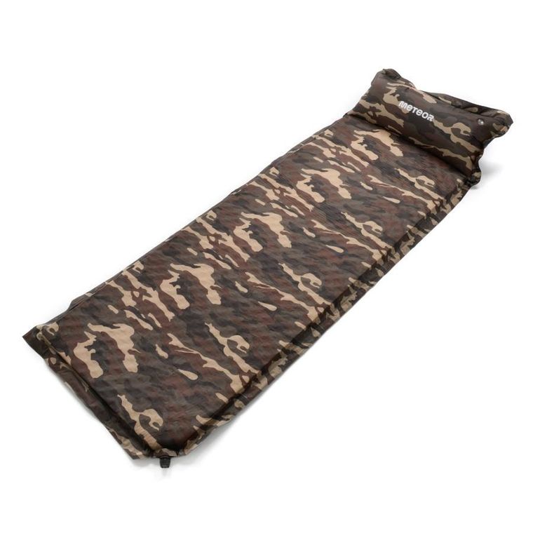 Meteor, mata samopompująca, moro, 188-66-3,8 cm