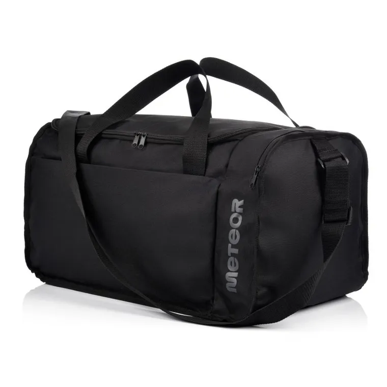 Meteor, Odyn, torba fitness, czarny, 40l