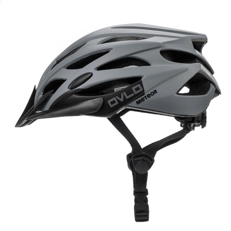 Meteor, Ovlo, kask rowerowy, szary, S 52-56 cm
