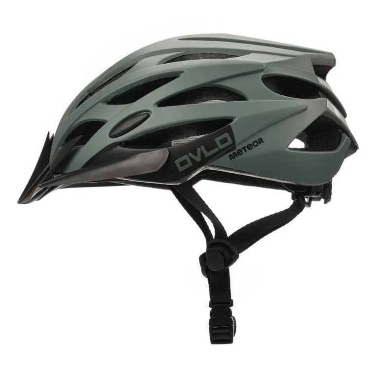 Meteor, Ovlo, kask rowerowy, zielony, S 52-56 cm