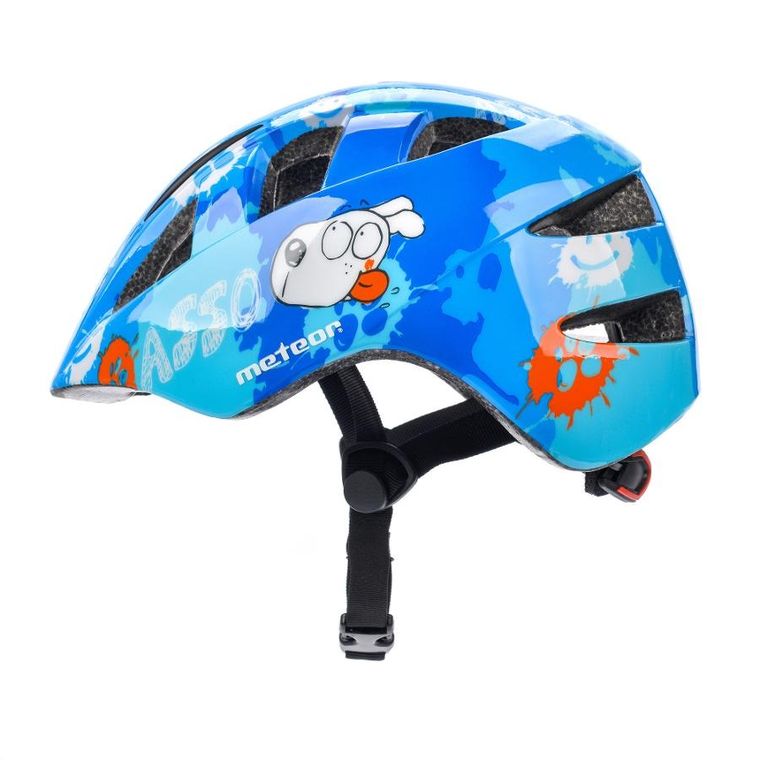 Meteor, PNY11, kask ochronny, in-mold, dogs, niebieski, rozmiar 43-48 cm