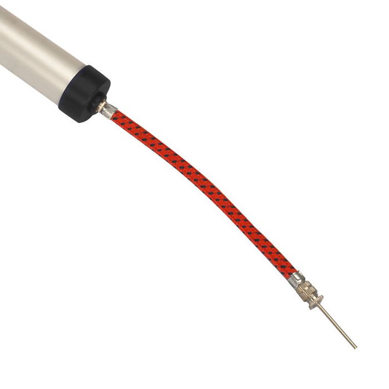 Meteor, pompka do piłek z wężykiem, aluminiowa