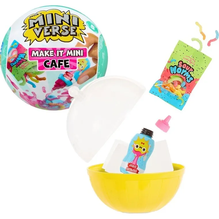 MGA's Miniverse, Make It Mini, Foods: Cafe, kula niespodzianka, mini jedzenie