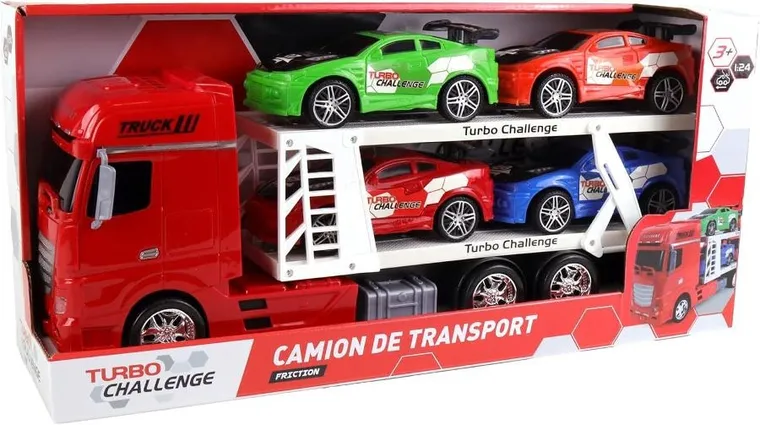 MGM, Turbo Challenge, tir laweta z pojazdami, 4 szt.