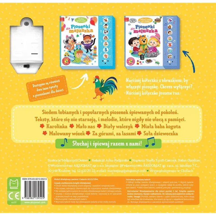 Miała baba koguta. Piosenki dla maluszka