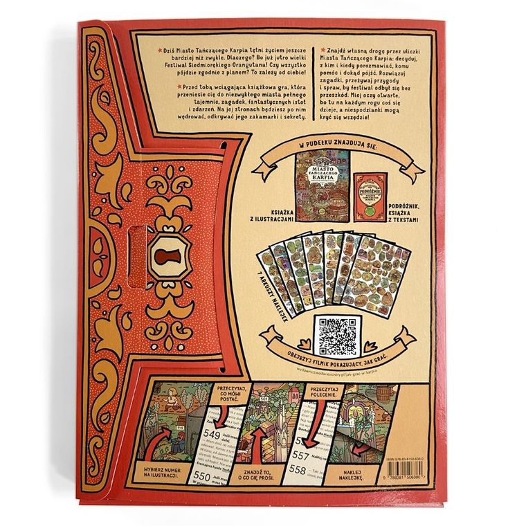 Miasto Tańczącego Karpia. Książka-gra dla poszukiwaczy przygód
