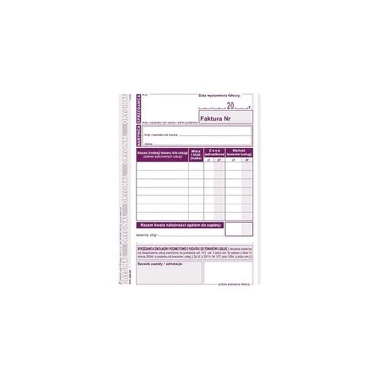 Michalczyk i Prokop Druki, faktura, 205-5E