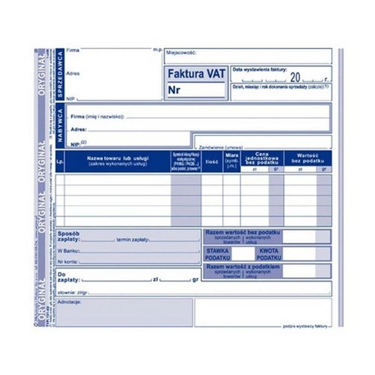 Michalczyk i Prokop Druki, faktura z jedną stawką podatku, 131-4E