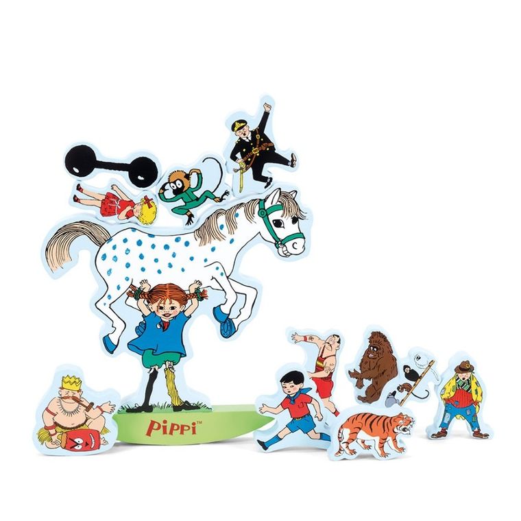 Micki, Pippi, układanka do balansowania, 12 elementów