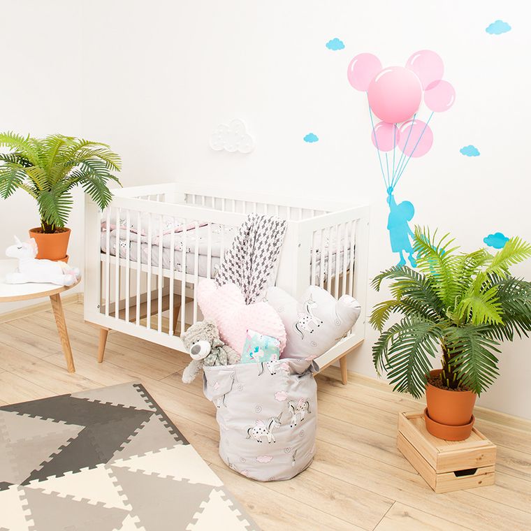 Milagro, lampka dziecięca z naklejkami, balony