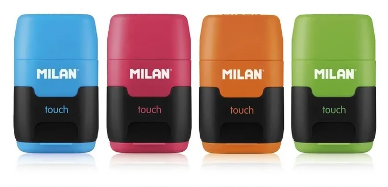 Milan, Compact, Rubber, temperówko-gumka do ścierania, 1 szt.