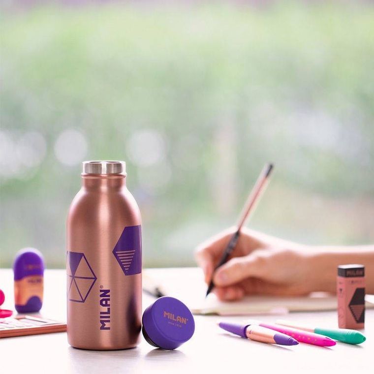 Milan, Copper, butelka termiczna, fioletowa, 354 ml