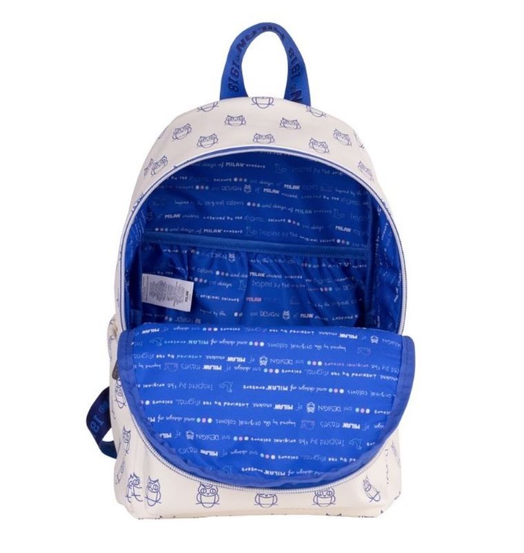 Milan, kolekcja 460, plecak szkolny, 1-komorowy, beżowy