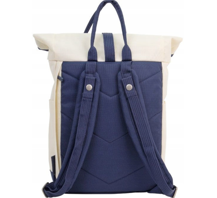 Milan, plecak szkolny, zwijany, beżowy