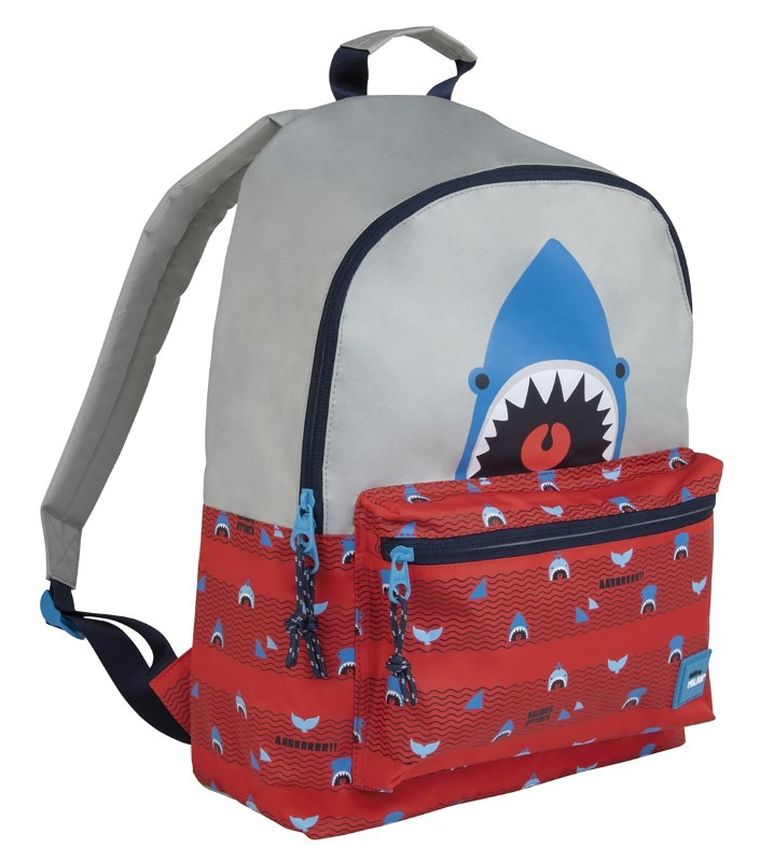 Milan, Shark Attack, plecak, duży, 21 l, czerwono-szary