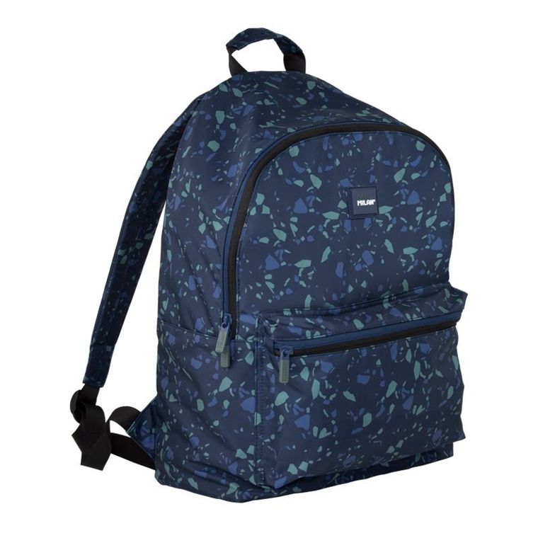 Milan, Terrazzo Blue, plecak skolny, 21 l