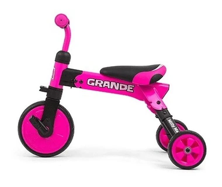 Milly Mally, Grande, rowerek 2w1, różowy